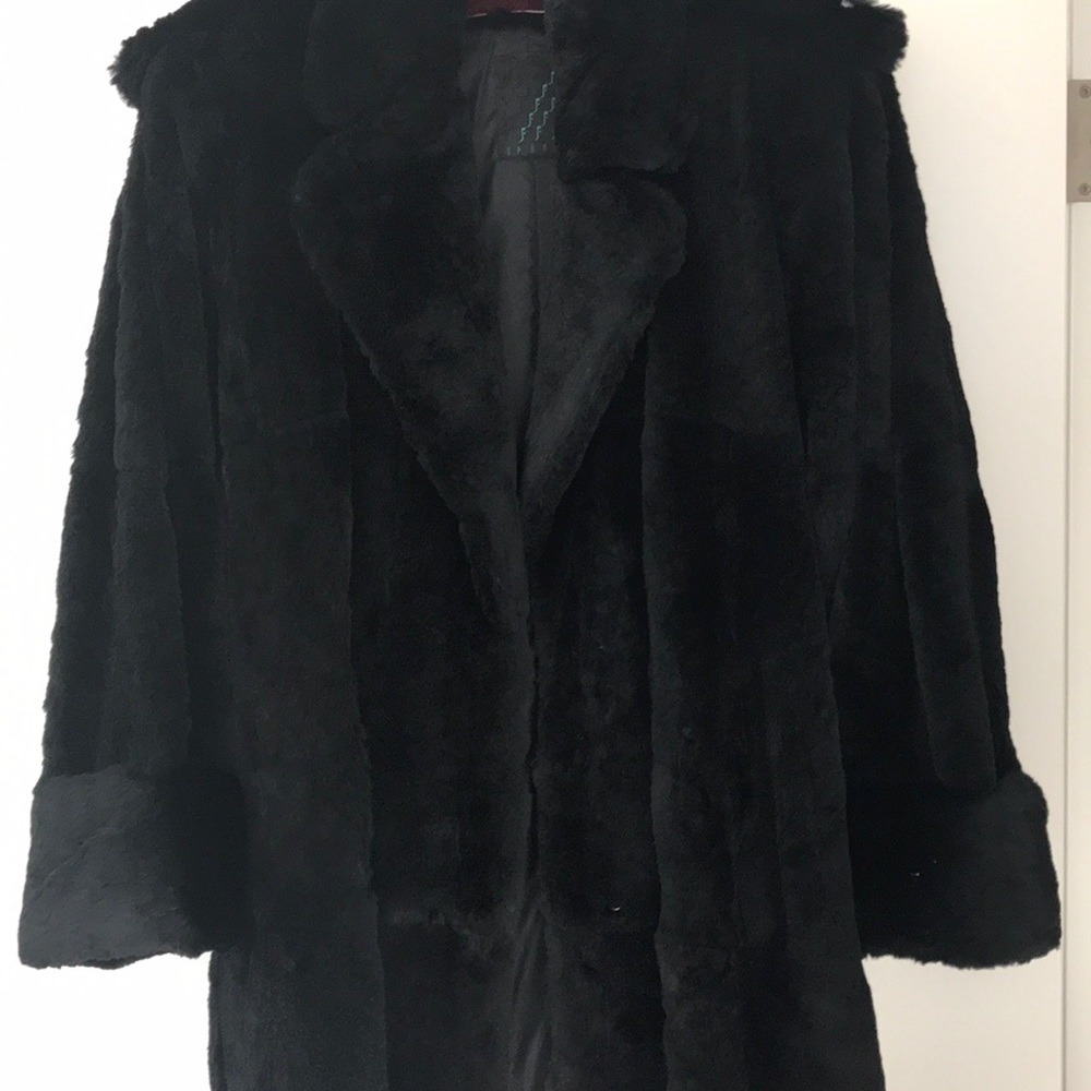 Authentic Rabbit fur coat full length - Picture 3 of 8